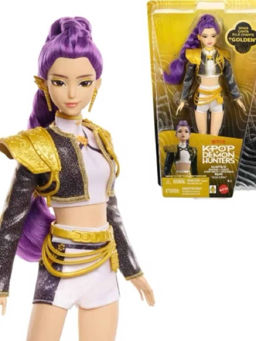 Netflix K-POP Demon Hunters Fashion Doll - Purple & Gold
